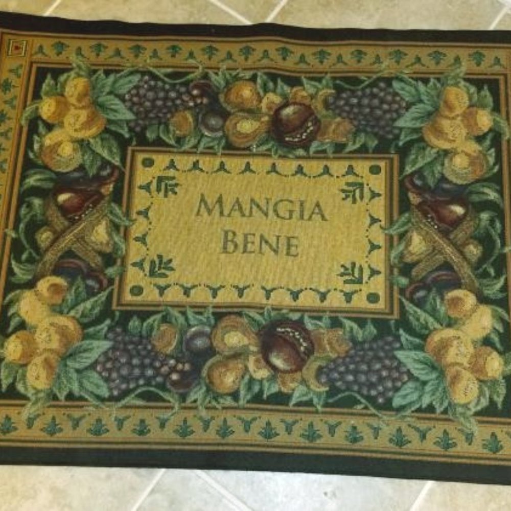 Italian No-Slip Kitchen Rugs